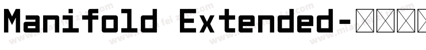 Manifold Extended字体转换